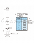 天得科技 積層式警示燈 TPSF6 TPSS6 TPSB6